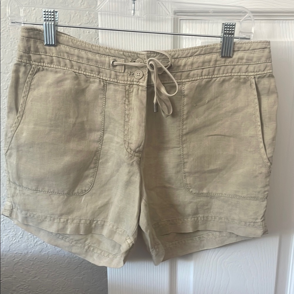 Tommy Bahama Women's Tan Casual linen Shorts